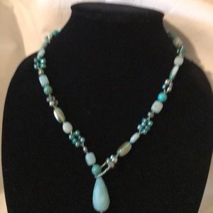 Semi presious stone neckless